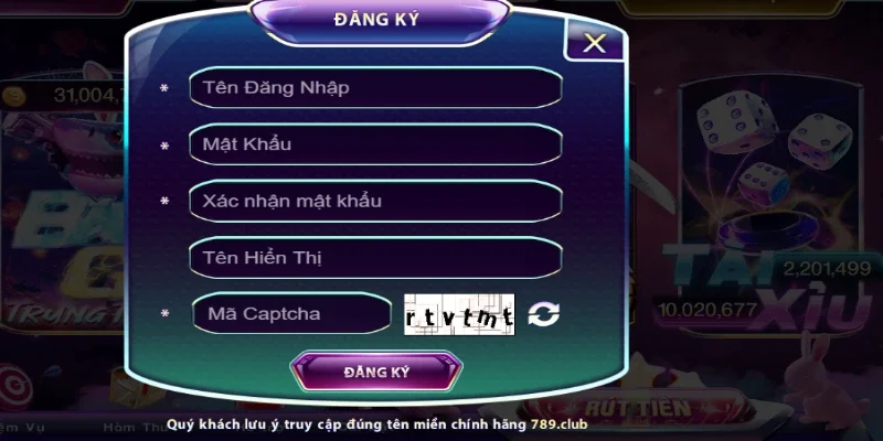 Thành viên hãy vào link uy tín của cổng game để đăng ký 7Club